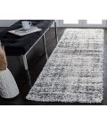 Safavieh Fontana Shag Grey / Ivory Rug FNT856 2 ft. 3 in. X 6 ft. Runner - Rugs Town Safavieh Fontana Shag Grey / Ivory FNT856 2 ft. 3 in. X 6 ft. Runner Rug
