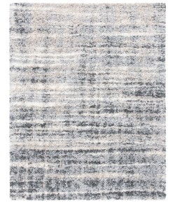 Safavieh Fontana Shag  Grey / Ivory FNT856 9 ft. X 12 ft. Rectangle Rug