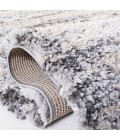 Safavieh Fontana Shag Grey / Ivory Rug FNT856 3 ft. X 3 ft. Round - Rugs Town Safavieh Fontana Shag Grey / Ivory FNT856 3 ft. X 3 ft. Round Rug