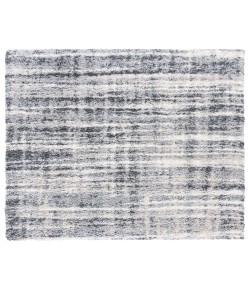 Safavieh Fontana Shag  Grey / Ivory FNT856 3 ft. X 3 ft. Square Rug