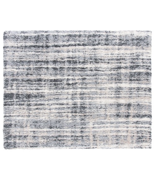 Safavieh Fontana Shag Grey / Ivory Rug FNT856 3 ft. X 3 ft. Square - Rugs Town Safavieh Fontana Shag Grey / Ivory FNT856 3 ft. X 3 ft. Square Rug