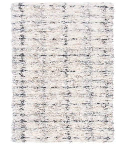 Safavieh Fontana Shag  Grey / Ivory FNT868 2 ft. 3 in. X 8 ft. Runner Rug