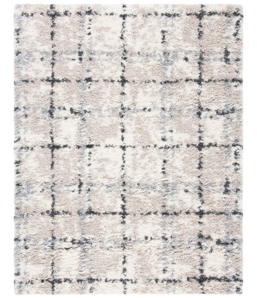 Safavieh Fontana Shag Grey / Ivory Rug FNT868 8 ft. X 10 ft. Rectangle - Rugs Town Safavieh Fontana Shag Grey / Ivory FNT868 8 ft. X 10 ft. Rectangle Rug