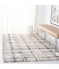 Safavieh Fontana Shag Grey / Ivory Rug FNT868 5 ft. 3 in. X 5 ft. 3 in. Square - Rugs Town Safavieh Fontana Shag Grey / Ivory FNT868 5 ft. 3 in. X 5 ft. 3 in. Square Rug