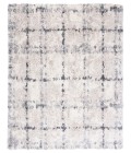 Safavieh Fontana Shag  Grey / Ivory FNT868 6 ft. 7 in. X 6 ft. 7 in. Square Rug
