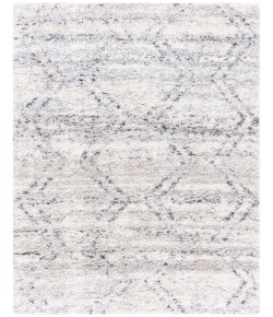 Safavieh Fontana Shag  Ivory / Grey FNT881 5 ft. 3 in. X 5 ft. 3 in. Round Rug