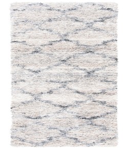 Safavieh Fontana Shag  Grey / Ivory FNT888 2 ft. 3 in. X 8 ft. Runner Rug