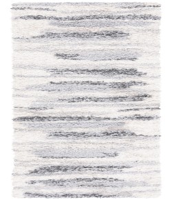 Safavieh Fontana Shag  Grey / Ivory FNT890 2 ft. 3 in. X 8 ft. Runner Rug