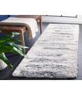 Safavieh Fontana Shag Grey / Ivory Rug FNT890 2 ft. 3 in. X 8 ft. Runner - Rugs Town Safavieh Fontana Shag Grey / Ivory FNT890 2 ft. 3 in. X 8 ft. Runner Rug