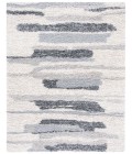 Safavieh Fontana Shag Grey / Ivory Rug FNT890 8 ft. X 10 ft. Rectangle - Rugs Town Safavieh Fontana Shag Grey / Ivory FNT890 8 ft. X 10 ft. Rectangle Rug