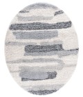 Safavieh Fontana Shag Grey / Ivory Rug FNT890 6 ft. 7 in. X 6 ft. 7 in. Round - Rugs Town Safavieh Fontana Shag Grey / Ivory FNT890 6 ft. 7 in. X 6 ft. 7 in. Round Rug