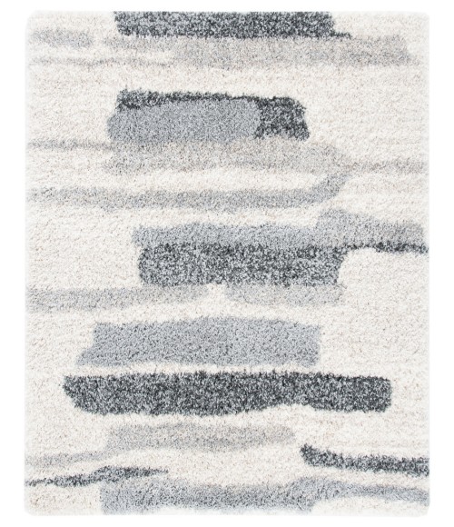 Safavieh Fontana Shag Grey / Ivory Rug FNT890 6 ft. 7 in. X 6 ft. 7 in. Square - Rugs Town Safavieh Fontana Shag Grey / Ivory FNT890 6 ft. 7 in. X 6 ft. 7 in. Square Rug