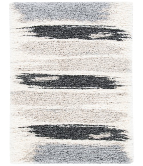 Safavieh Fontana Shag Grey / Ivory Rug FNT898 2 ft. 3 in. X 12 ft. Runner - Rugs Town Safavieh Fontana Shag Grey / Ivory FNT898 2 ft. 3 in. X 12 ft. Runner Rug