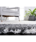 Safavieh Fontana Shag Grey / Ivory Rug FNT898 3 ft. X 3 ft. Round - Rugs Town Safavieh Fontana Shag Grey / Ivory FNT898 3 ft. X 3 ft. Round Rug