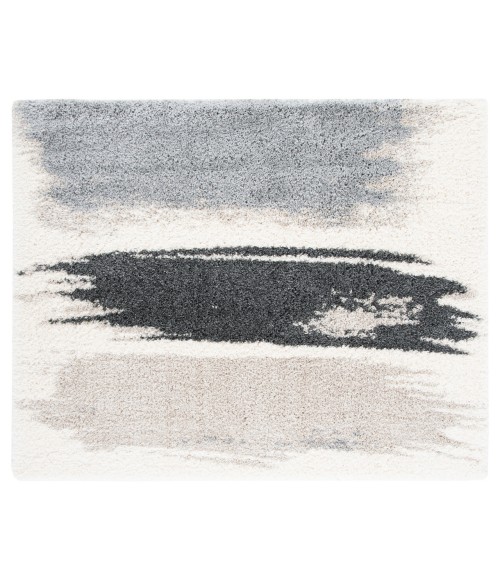 Safavieh Fontana Shag Grey / Ivory Rug FNT898 8 ft. X 8 ft. Square - Rugs Town Safavieh Fontana Shag Grey / Ivory FNT898 8 ft. X 8 ft. Square Rug