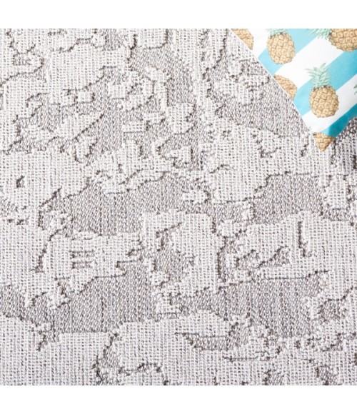 Safavieh Global Grey / Light Grey GLB224 2 ft. 2 in. X 8 ft. Runner Rug