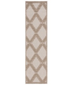 Safavieh Global Beige / Brown GLB226 2 ft. 2 in. X 8 ft. Runner Rug