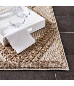 Safavieh Global Beige / Brown GLB226 4 ft. X 6 ft. Rectangle Rug