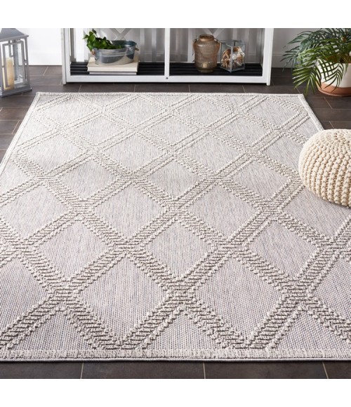 Safavieh Global Grey / Light Grey GLB226 8 ft. X 10 ft. Rectangle Rug
