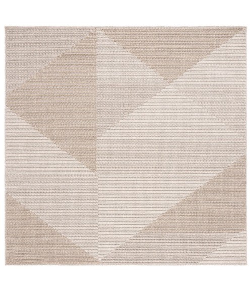 Safavieh Global Beige / Ivory GLB400 6 ft. 7 in. X 6 ft. 7 in. Square Rug