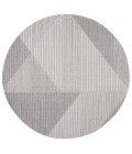 Safavieh Global Light Grey / Grey GLB400 6 ft. 7 in. X 6 ft. 7 in. Round Rug