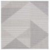 Safavieh Global Light Grey / Grey GLB400 6 ft. 7 in. X 6 ft. 7 in. Square Rug
