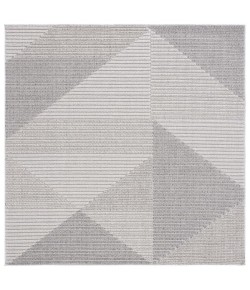 Safavieh Global Light Grey / Grey GLB400 6 ft. 7 in. X 6 ft. 7 in. Square Rug