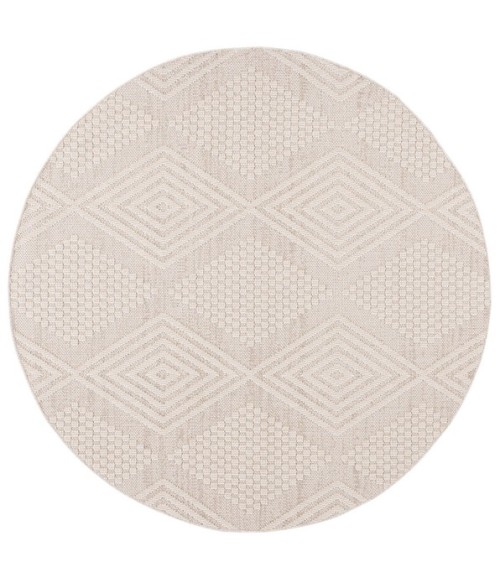 Safavieh Global Beige / Ivory Rug GLB410 6 ft. 7 in. X 6 ft. 7 in. Round - Rugs Town Safavieh Global Beige / Ivory GLB410 6 ft. 7 in. X 6 ft. 7 in. Round Rug