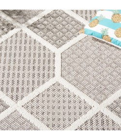 Safavieh Global Grey / Ivory GLB414 8 ft. X 10 ft. Rectangle Rug