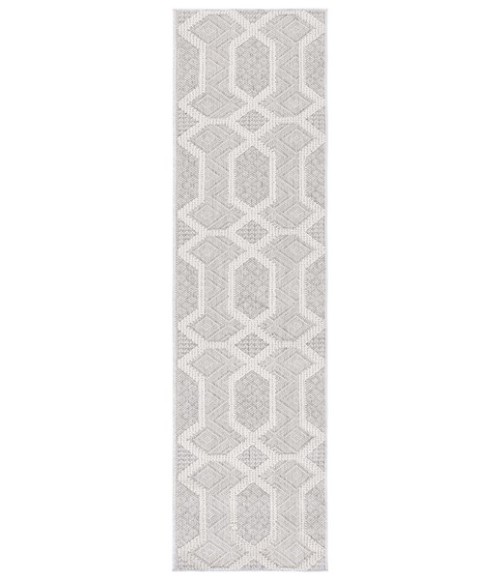 Safavieh Global Grey / Ivory GLB416 2 ft. 2 in. X 8 ft. Runner Rug
