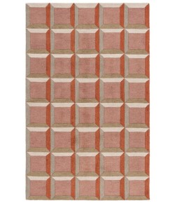 Safavieh Genre Pink / Beige GRE101 5 ft. X 8 ft. Rectangle Rug