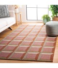 Safavieh Genre Pink / Beige GRE101 5 ft. X 8 ft. Rectangle Rug