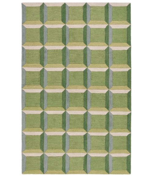Safavieh Genre Green / Beige GRE101 3 ft. X 5 ft. Rectangle Rug