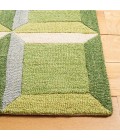 Safavieh Genre Green / Beige GRE101 3 ft. X 5 ft. Rectangle Rug