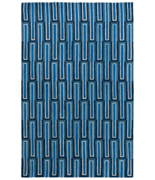 Safavieh Genre Blue / Ivory GRE105 4 ft. X 6 ft. Rectangle Rug