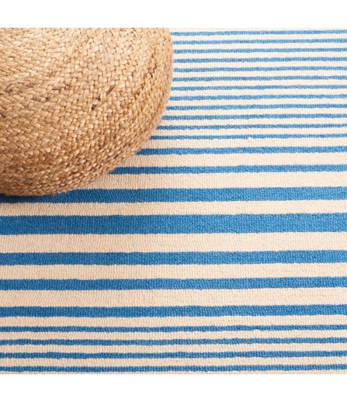 Safavieh Genre Blue / Ivory GRE201 6 ft. X 6 ft. Square Rug