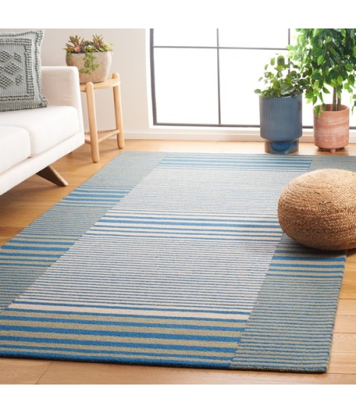 Safavieh Genre Blue / Ivory GRE201 5 ft. X 8 ft. Rectangle Rug