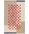 Safavieh Genre Grey / Red Rug GRE206 6 ft. X 9 ft. Rectangle - Rugs Town Safavieh Genre Grey / Red GRE206 6 ft. X 9 ft. Rectangle Rug