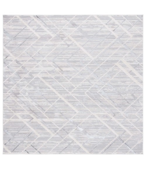 Safavieh Hanna Ivory / Light Grey HAN102 6 ft. 7 in. X 6 ft. 7 in. Square Rug