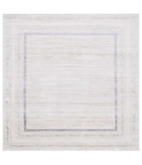 Safavieh Hanna Ivory / Grey HAN113 6 ft. 7 in. X 6 ft. 7 in. Square Rug