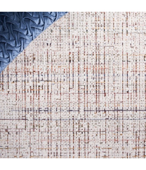 Safavieh Harlow Ivory Grey / Rust HAR101 4 ft. X 6 ft. Rectangle Rug