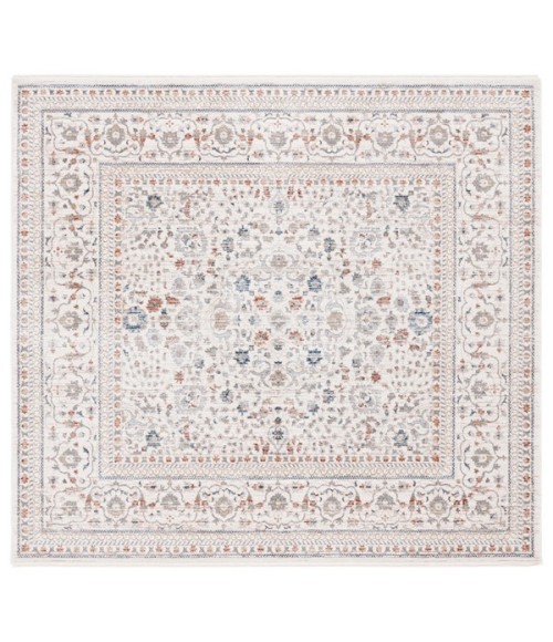 Safavieh Harlow Ivory / Grey Beige HAR163 6 ft. 3 in. X 6 ft. 3 in. Square Rug