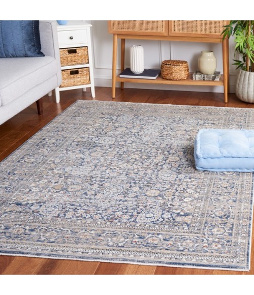 Safavieh Harlow Ivory Blue / Grey HAR163 9 ft. X 12 ft. Rectangle Rug