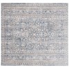 Safavieh Harlow Ivory Blue / Grey HAR163 6 ft. 3 in. X 6 ft. 3 in. Square Rug