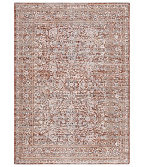 Safavieh Harlow Rust / Ivory Grey HAR163 9 ft. X 12 ft. Rectangle Rug
