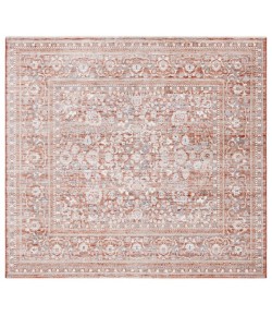 Safavieh Harlow Rust / Ivory Grey HAR163 6 ft. 3 in. X 6 ft. 3 in. Square Rug