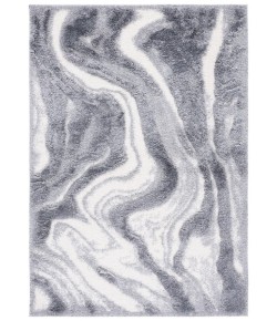 Safavieh Hi-Lo Shag Grey / Light Grey HLS208 8 ft. X 10 ft. Rectangle Rug