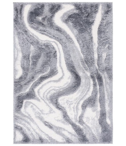 Safavieh Hi-Lo Shag Grey / Light Grey HLS208 8 ft. X 10 ft. Rectangle Rug