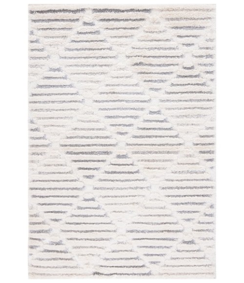 Safavieh Hi-Lo Shag Beige / Grey HLS212 5 ft. 3 in. X 7 ft. 6 in. Rectangle Rug