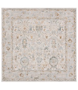 Safavieh Hamilton Grey / Blue HLT100 6 ft. 7 in. X 6 ft. 7 in. Square Rug